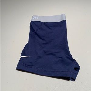 light navy nike pros